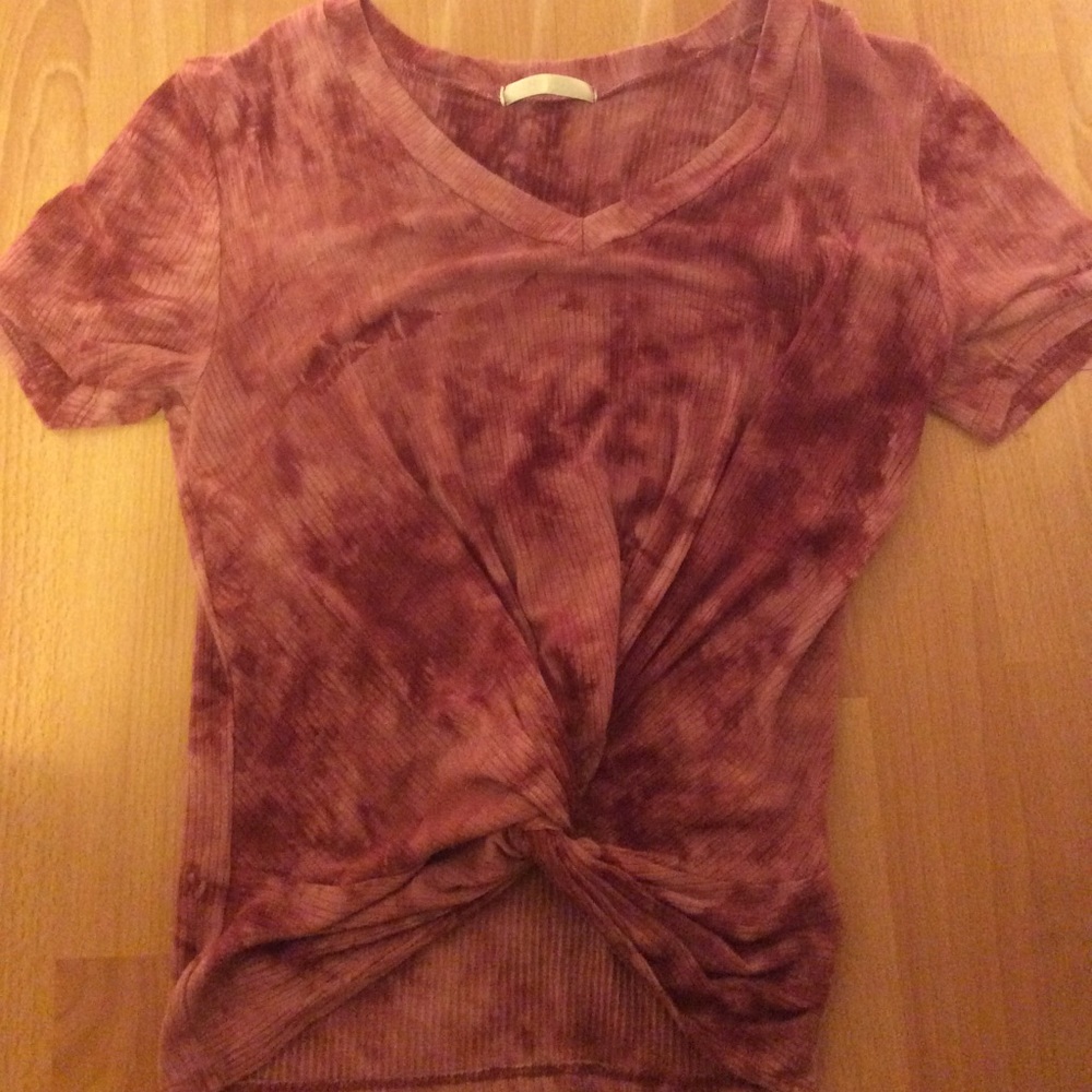 A tie die shirt